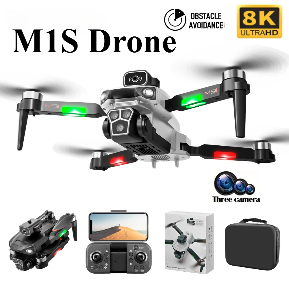 Jjrc Drone X12 - Dron M1S 8K Profesjonalny z Potrójną